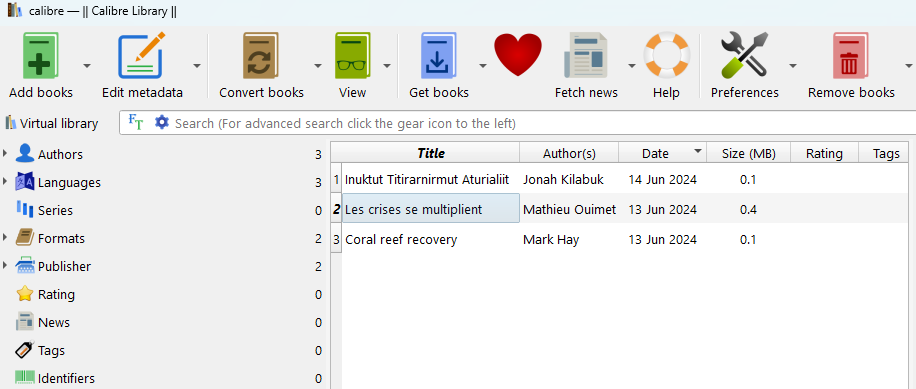 French document convert to EPUB3